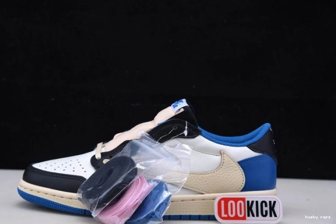 Husky Retro Jordan 1 Low Air Scott Fragment DM7866-140 x x Travis Design 0823